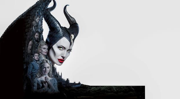 4K 8K Poster Of Maleficent 2 Wallpaper 1125x2436 Resolution