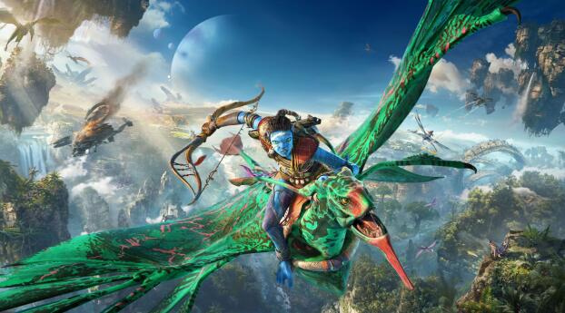 4K Avatar Frontiers of Pandora Gaming Poster Wallpaper 1125x2436 Resolution