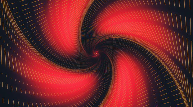 4K Black Red Hyphen Swirl Wallpaper