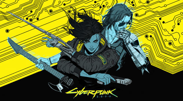4K Cyberpunk 2077 Cool Art Wallpaper
