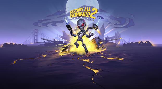 4K Destroy All Humans Reprobed Wallpaper 1080x2520 Resolution