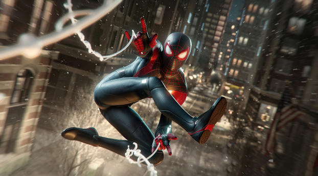 4K Marvels Spiderman Miles Morales 2020 Wallpaper 2560x1080 Resolution