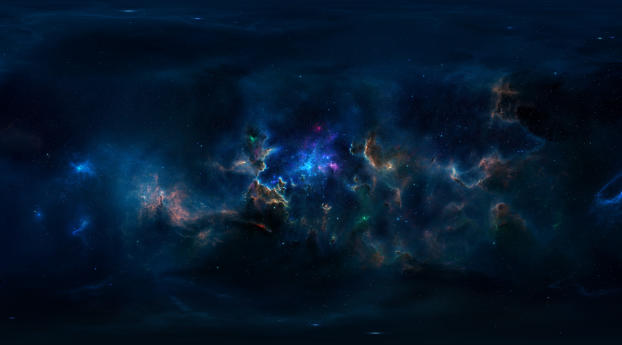 4K Nebula Space Wallpaper 1440x3040 Resolution