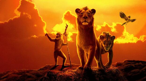4K Poster of Mufasa The Lion King Wallpaper