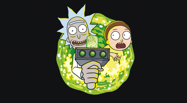 4K Rick And Morty 2022 Wallpaper 320x200 Resolution