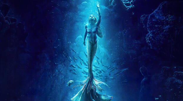 4K The Little Mermaid 2023 Wallpaper