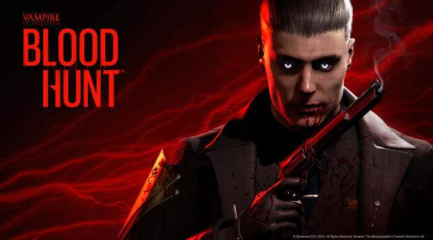 4k Vampire Bloodhunt Gaming Poster Wallpaper 720x1440 Resolution