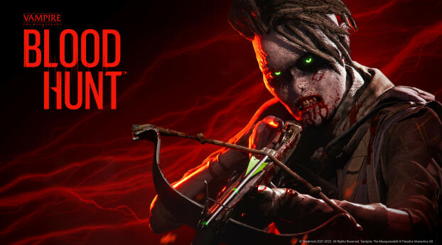 4k Vampire The Masquerade Bloodhunt Gaming Poster Wallpaper 1125x243 Resolution