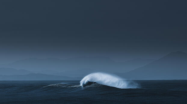 4K Wave Photography Wallpaper