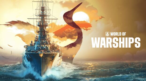 4K World of Warships 2023 Wallpaper 900x2900 Resolution