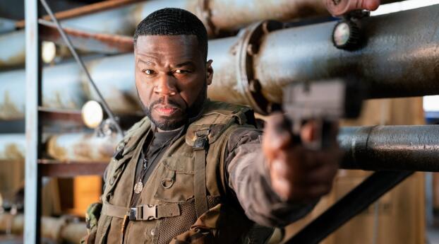 50 Cent in Expendables 4 Wallpaper 1200x2000 Resolution