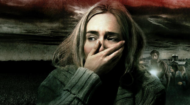 A Quiet Place 2018 Movie Wallpaper 950x1534 Resolution