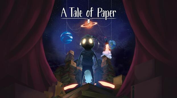 A Tale of Paper Refolded 4K Gaming Wallpaper 1440x310 Resolution