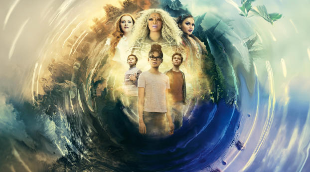 A Wrinkle in Time Movie Poster Wallpaper 960x544 Resolution