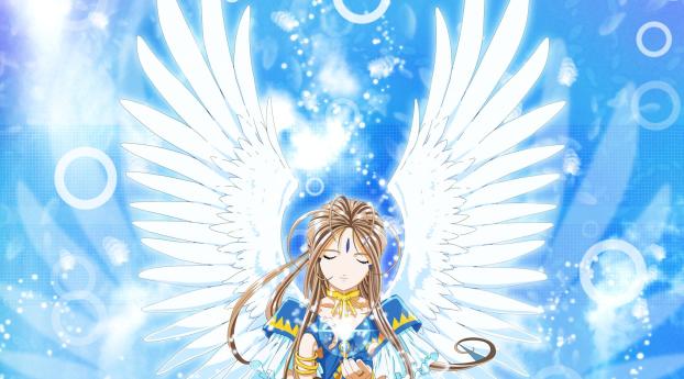 aa megami-sama, girl, wings Wallpaper 2048x2048 Resolution