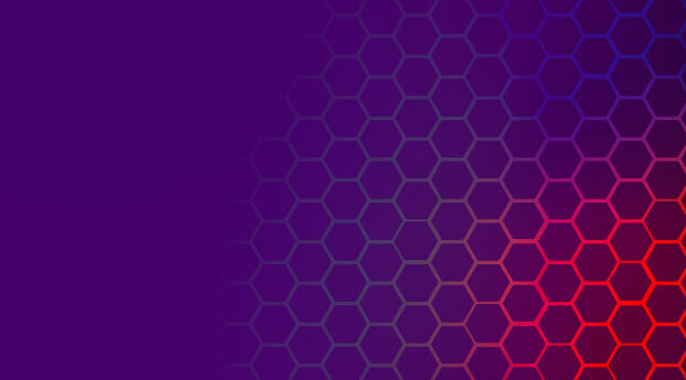 Abstract Hexagon HD 2022 Art Wallpaper