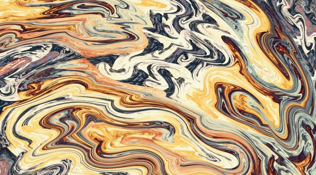 Abstract Illustration Waves Wallpaper