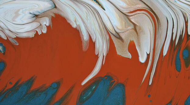 Abstract Paint 4k Digital Painting Wallpaper 3840x1080 Resolution