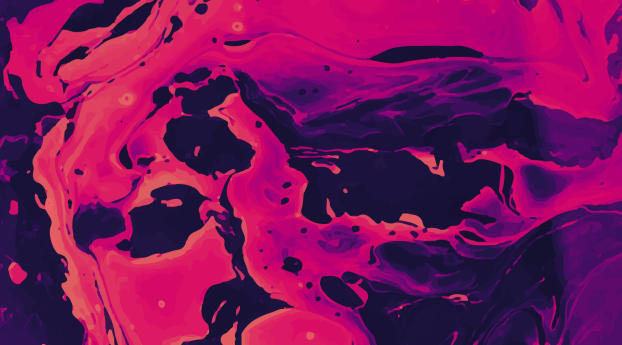 Abstract Pink Oil Paint Wallpaper 1242x2688 Resolution