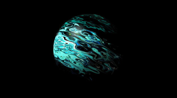 Abstract Sphere Darkness Wallpaper 1366x768 Resolution