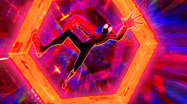 Across The Spider-Verse HD Spider Man Superhero Wallpaper 1440x2960 Resolution