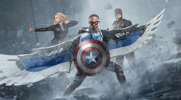 Agent Captain America 2 Wallpaper 2560x1080 Resolution