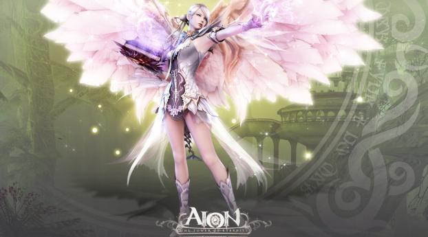 aion the tower of eternity, girl, bow Wallpaper 2560x1440 Resolution