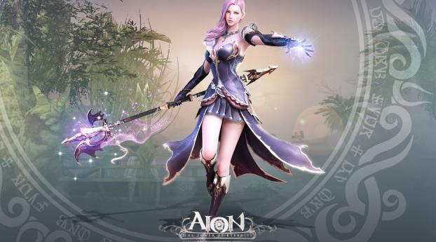 aion the tower of eternity, girl, dress Wallpaper