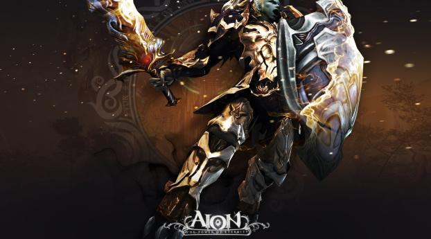 aion the tower of eternity, man, axe Wallpaper 1366x768 Resolution