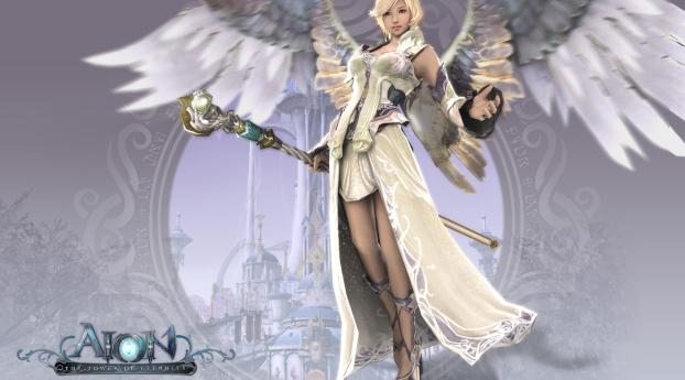 aion the tower of eternity, man, hammer Wallpaper 2932x2932 Resolution