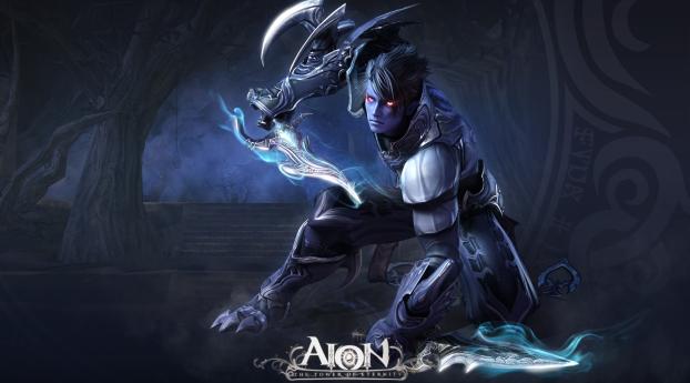 aion the tower of eternity, man, magic Wallpaper 1080x2300 Resolution