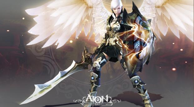 aion the tower of eternity, wings, cloak Wallpaper 1620x2160 Resolution