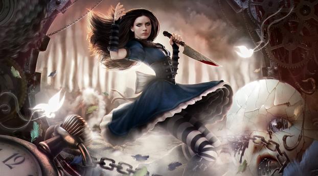 alice madness returns pc showing xbox controls
