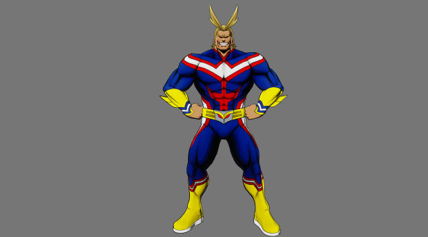 All Might In My Hero Ones Justice 2 Wallpaper 828x1792 Resolution