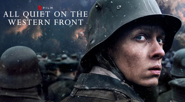 All Quiet On The Western Front Movie Wallpaper 1440x720 Resolution