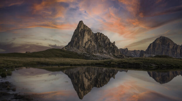 Alps Mountain Reflection 4k Wallpaper