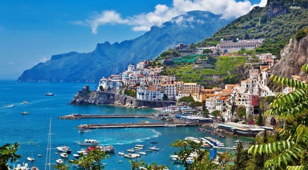 Amalfi Italy Wallpaper 1080x1920 Resolution