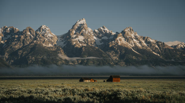 Amazing Mountain Photography Wallpaper 1600x256 Resolution