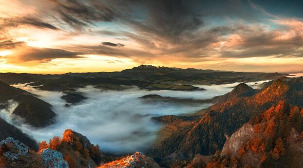Amazing Sea Of Clouds HD Photography Wallpaper 1080x2246 Resolution