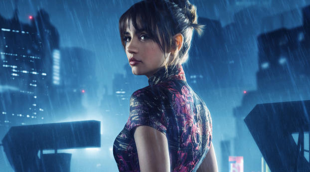 Ana De Armas As Joi In Blade Runner 2049 Wallpaper 1280x2120 Resolution
