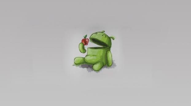android, apple, green Wallpaper 360x640 Resolution