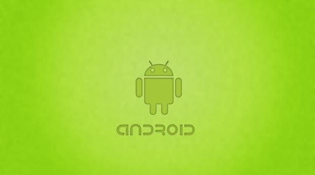 android, green, robot Wallpaper