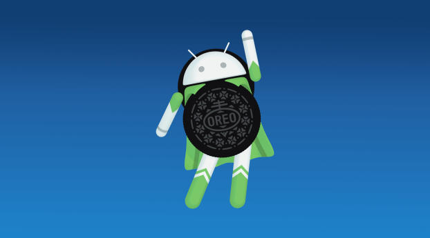 Android Oreo Logo Wallpaper 640x960 Resolution