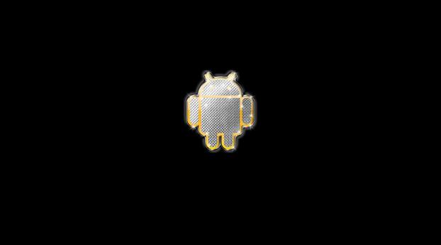 android, robot, gold Wallpaper 240x320 Resolution