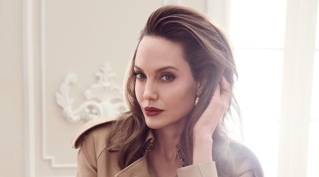 Angelina Jolie Face 2020 Wallpaper 1440x3040 Resolution