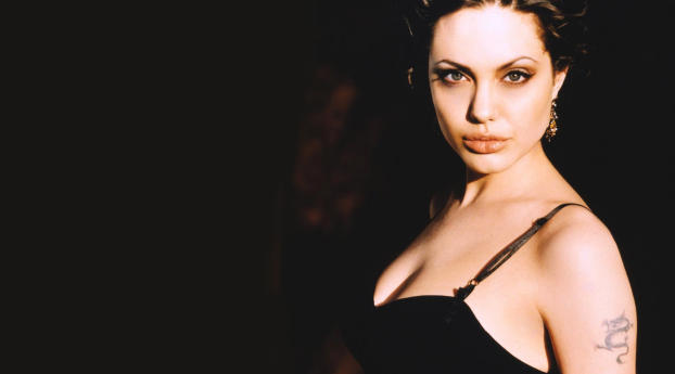 Angelina Jolie Hot Pics Wallpaper 640x480 Resolution