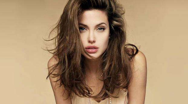 Angelina Jolie Pretty Hd Wallpapers Wallpaper 1360x768 Resolution