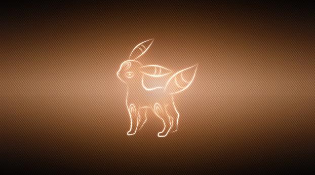 animal, umbreon, pokemon Wallpaper 1080x2160 Resolution