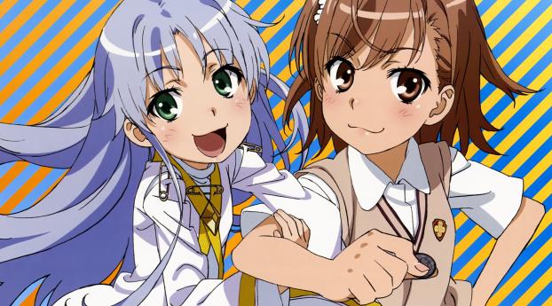 anime, girl, couple Wallpaper 1280x720 Resolution