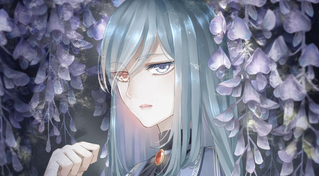 anime, girl, heterochromia Wallpaper 2560x1024 Resolution